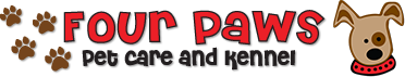 Four Paws Pet Care and Kennel - Website Logo